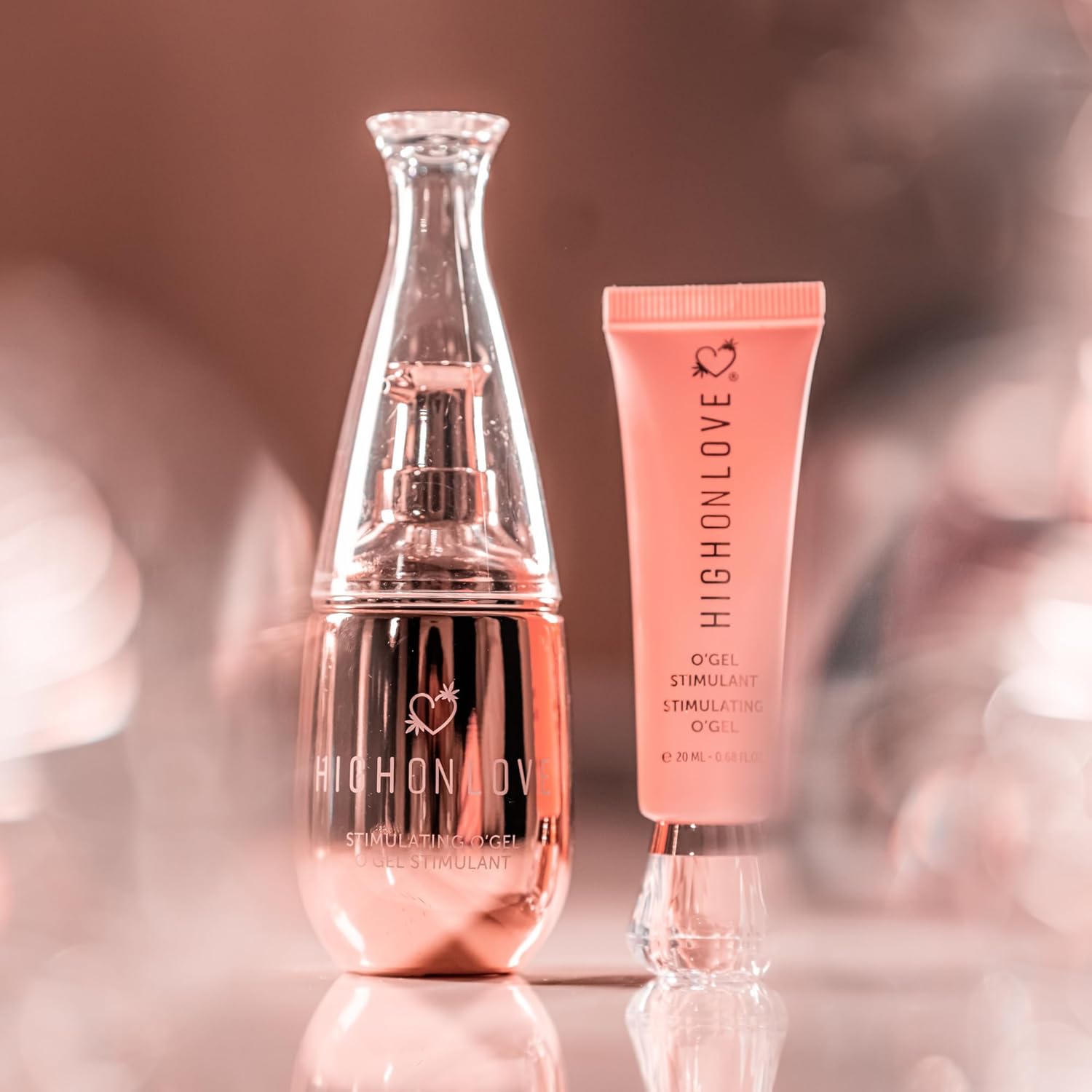 Stimulating O Gel - HighOnLove® Hemp-Infused Clitoral Arousal Gel - 1 Fl Oz or .6 Fl Oz Mini diamond o gel - NEW! www.VALGINA.com 