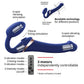 Bendable Strapless with Air Tech - Medium Blue - Adult sex toy vibrator | VALGINA - alternate view