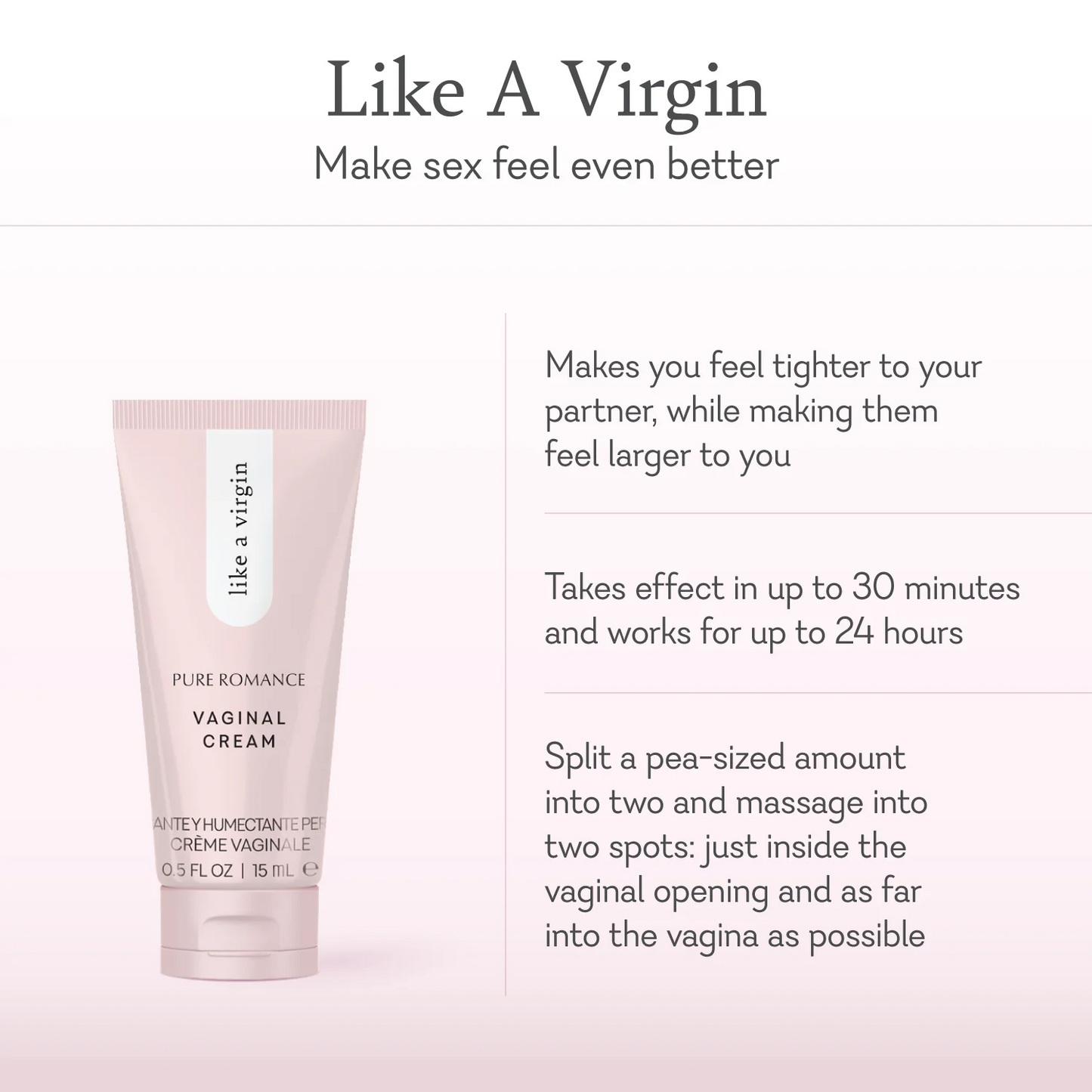 Like A Virgin - IN STOCK - Pure Romance