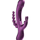TRILUX kinky finger rabbit with anal beads 4-in-1 stimulation- G-spot, vaginal, clitoris, anal beads, and all-over vibration for the ultimate blended orgasm www.VALGINA.com 