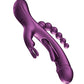 TRILUX kinky finger rabbit with anal beads 4-in-1 stimulation- G-spot, vaginal, clitoris, anal beads, and all-over vibration for the ultimate blended orgasm www.VALGINA.com 
