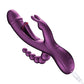 TRILUX kinky finger rabbit with anal beads 4-in-1 stimulation- G-spot, vaginal, clitoris, anal beads, and all-over vibration for the ultimate blended orgasm www.VALGINA.com 