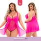 Twice As Nice - Teddy Babydoll Hybrid Lingerie - 6 LEFT! - VALGINA.com