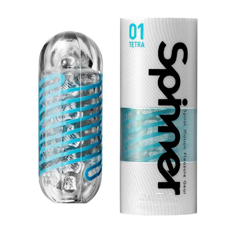 TENGA Spinner stroker with rotating coil, detail view - ValGina.com