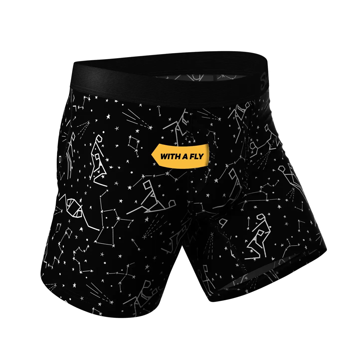The Big Bang | Glow in the Dark Constellation Ball Hammock® Pouch Underwear with Fly Shinesty Mens Boxer Breif www.VALGINA.com.