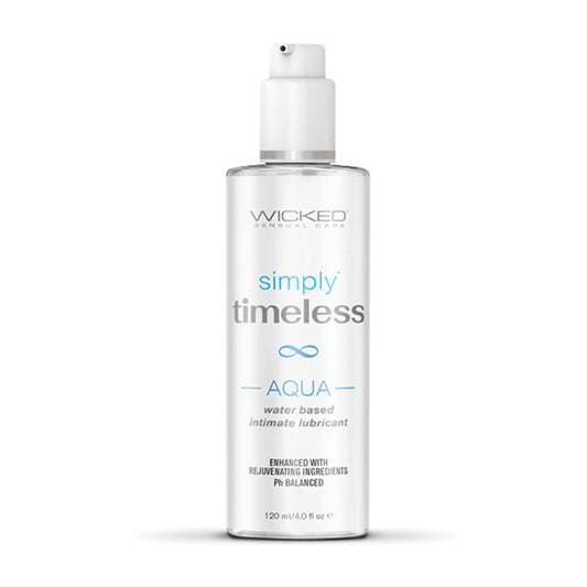 Timeless Aqua - Water-Based Personal Lubricant 4 oz. - NEW!