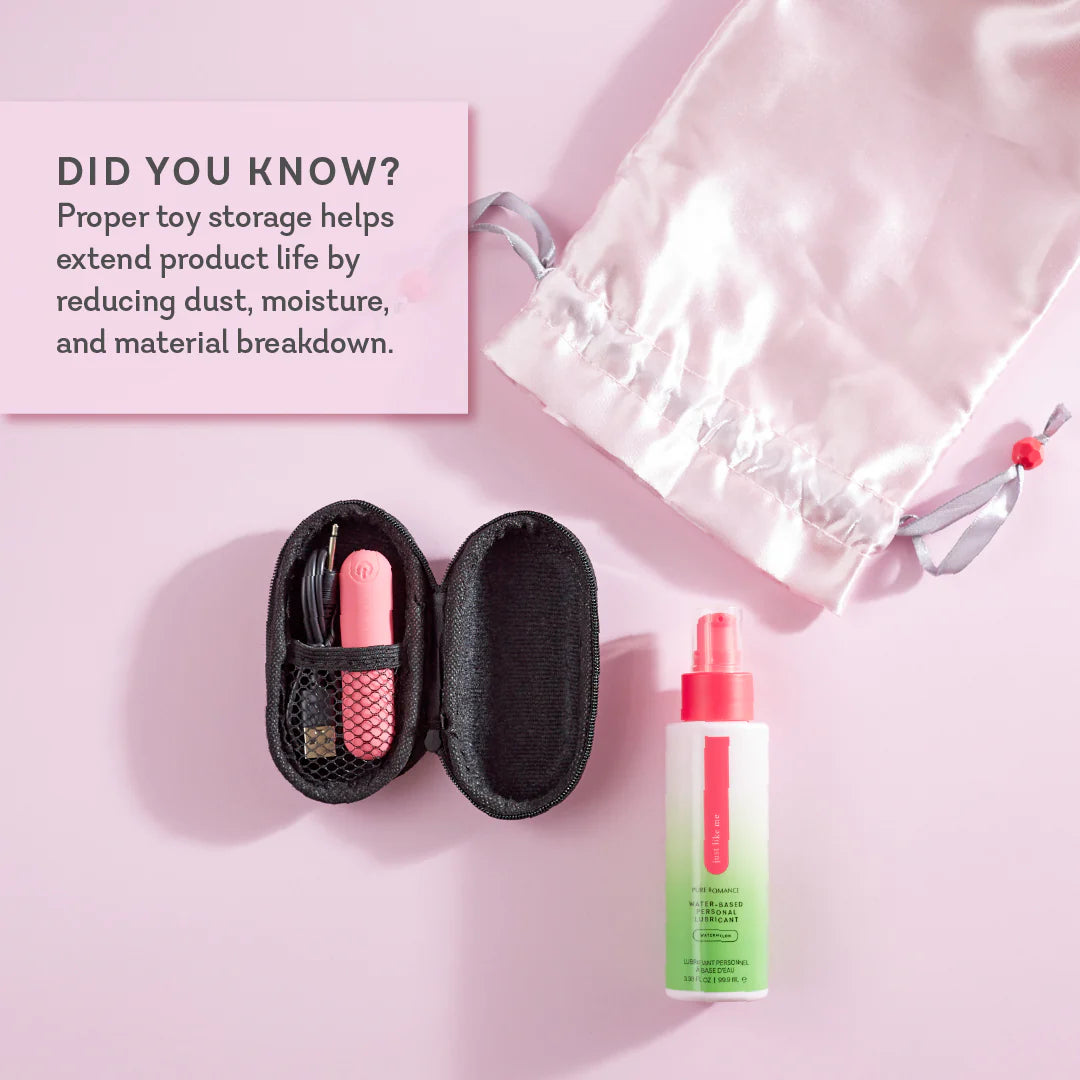 Toy Tote - Navy, Pink or Purple - Bioshield 75® Toy Storage Bag - VALGINA.com