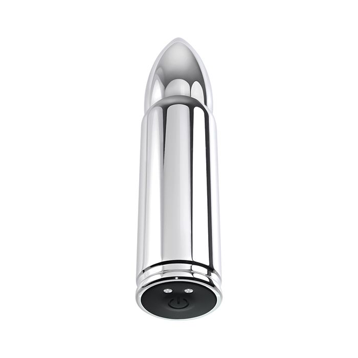Trigger Happy The Clitoral Bullet that looks like an actual bullet! zero tollerance full metal love bullet chrome clitoral vibrator for women couples www.VALGINA.com  