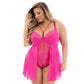 Twice As Nice - Teddy Babydoll Hybrid Lingerie - 6 LEFT! - VALGINA.com
