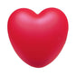 Amore Heart Shaped Rechargeable Silicone Massager - Red