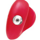 Amore Heart Shaped Rechargeable Silicone Massager - Red