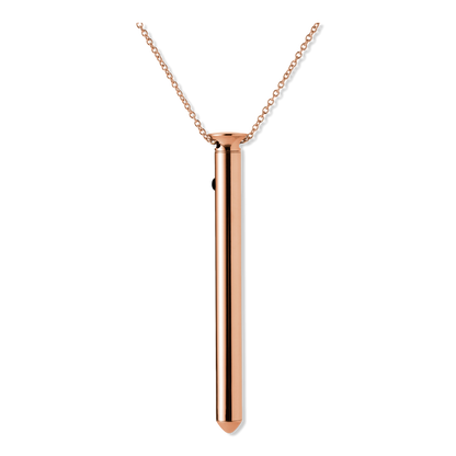 Crave Vesper 2 vibrator necklace in rose gold - ValGina.com