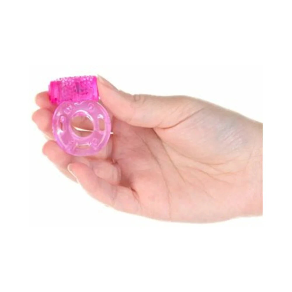 Beginners vibrating cockring in Pink Butterfly for couples, VALGINA.com