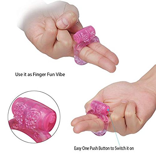 Beginners vibrating cockring in Pink Butterfly for couples, VALGINA.com