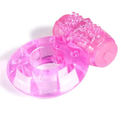 Beginners vibrating cockring in Pink Butterfly for couples, VALGINA.com