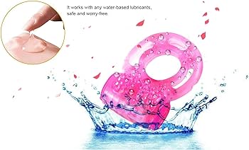 Beginners vibrating cockring in Pink Butterfly for couples, VALGINA.com
