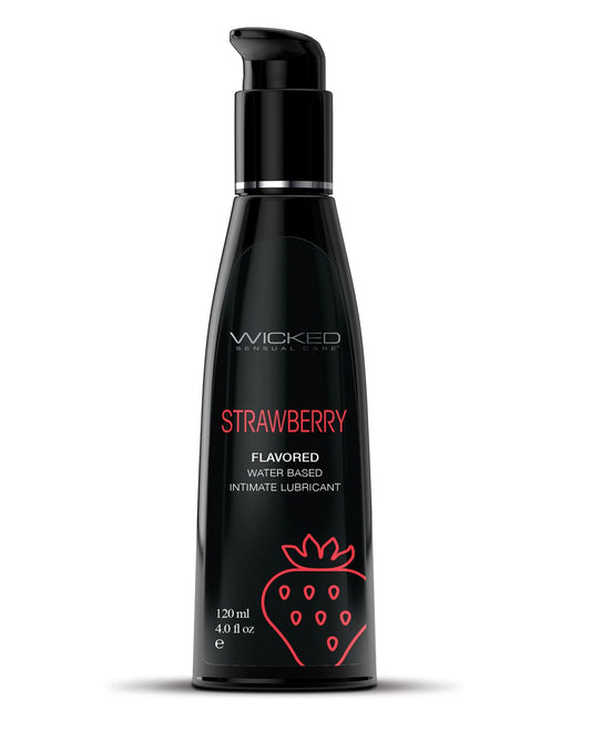 Aqua Flavored Water Based Lubricants - 7 Flavors - 4 oz or 2 oz