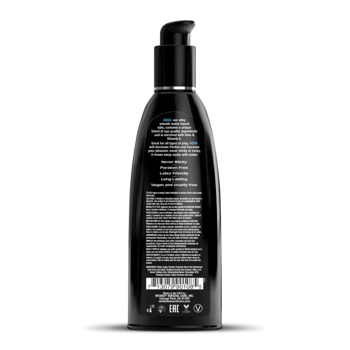Aqua Water Based Lubricant - 8.5 oz Fragrance Free - Unflavored