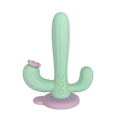 Wild Wild West, Cactus Saguaro Toy, Pure Romance IN STOCK succulent vibe. tripoint cactus vibrator for women, best selling triple teaser www.VALGINA.com 