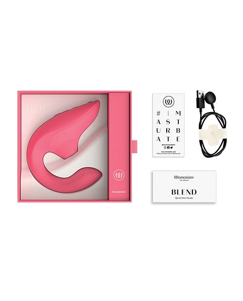 Womanizer Blend- Vibrant Rose - The soul sucker 5000 best adult toy ever www.VALGINA.com 