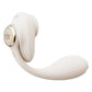 ZALO DEYA wearable smart dual vibrator in ivory white