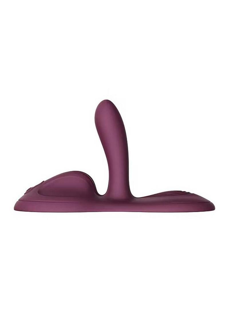 ZALO Flora app-controlled smart vibrating grinding pad in purple - ValGina.com