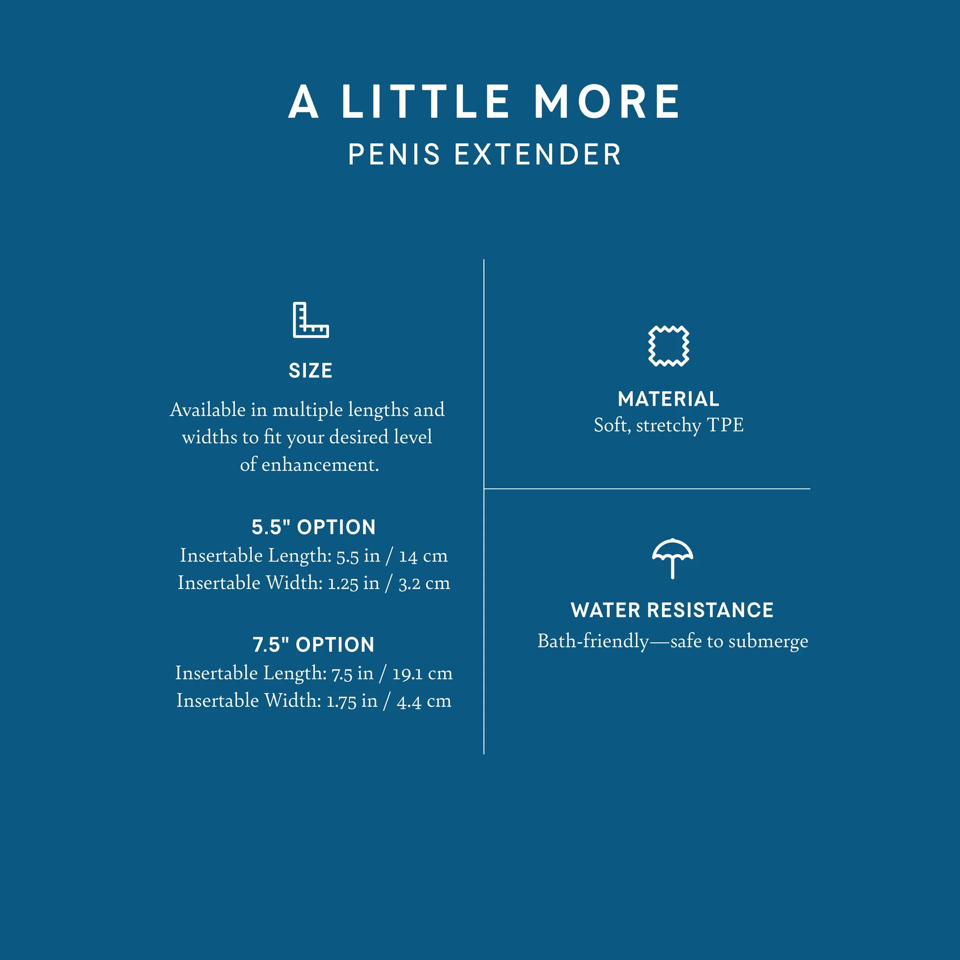 a little more fit for a king extender sheath sleeve for penis adds girth length texture www.VALGINA.com 