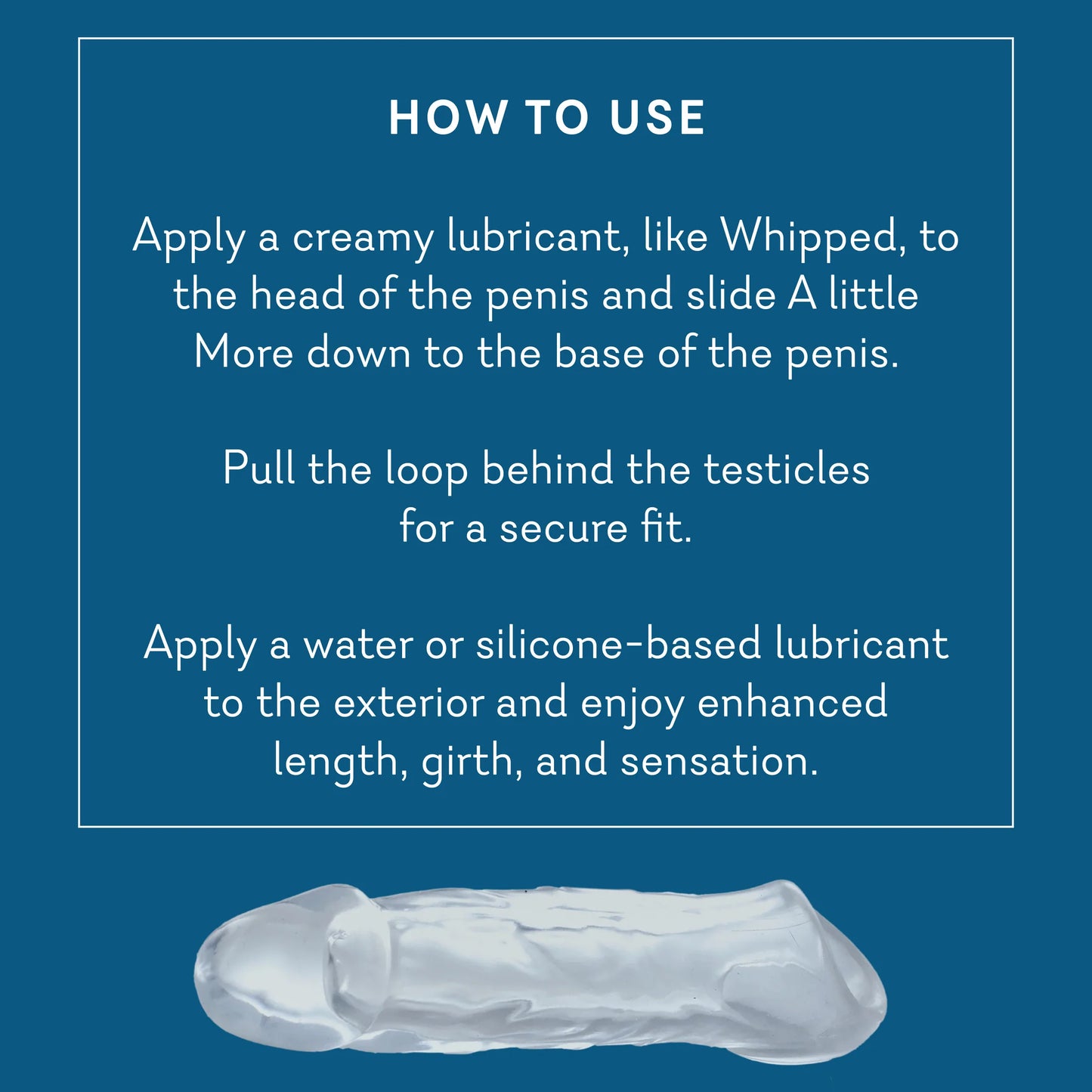 a little more fit for a king extender sheath sleeve for penis adds girth length texture www.VALGINA.com 