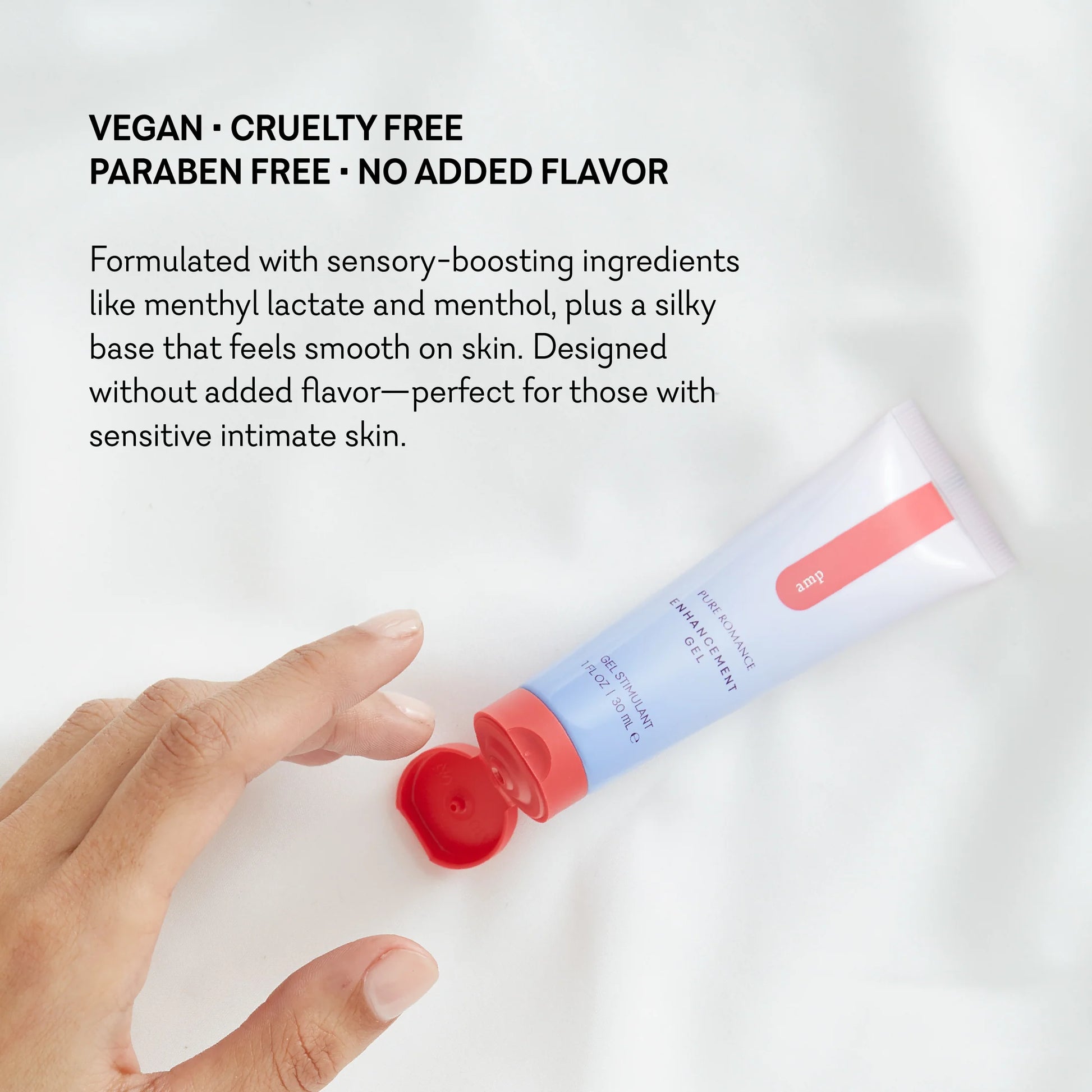 amp enhancement body gel pure romance www.VALGINA.com 