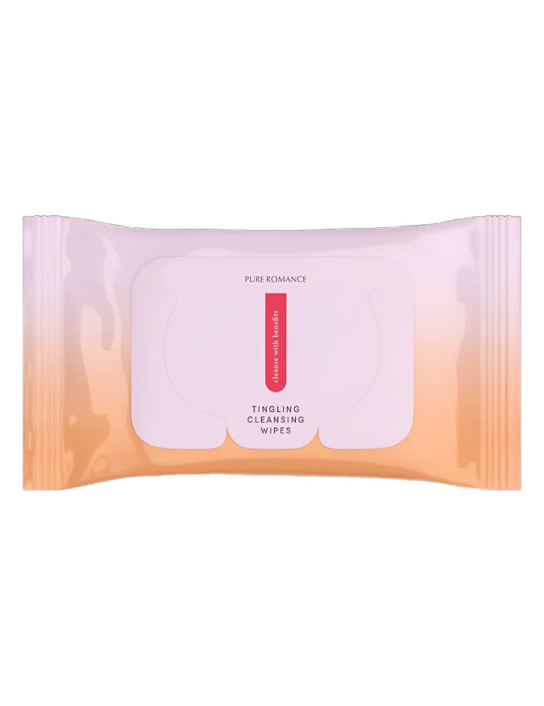 Cleanse with Benefits - Intimate Tingling Wipes - Pure Romance