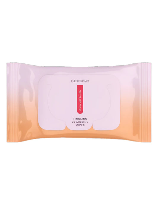 Cleanse with Benefits - Intimate Tingling Wipes - Pure Romance