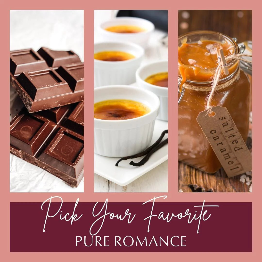 Just Like Me Lubricant - Dessert Trio - Double Chocolate, Crème Brûlée, & Salted Caramel - IN STOCK - 1 LEFT! - Pure Romance
