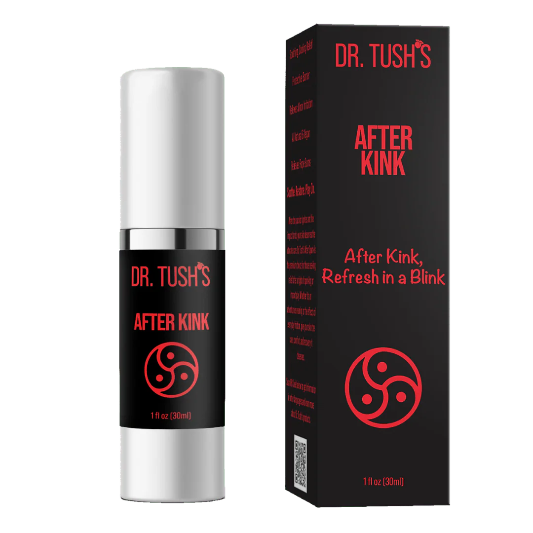 • After Butt Play
• After Vajay Play
• After Nipple Play
• After Spank Play
• After Kink Play
Dr. TUSH Complete Aftercare Collection – Cooling Recovery Gels (5 Formulas)