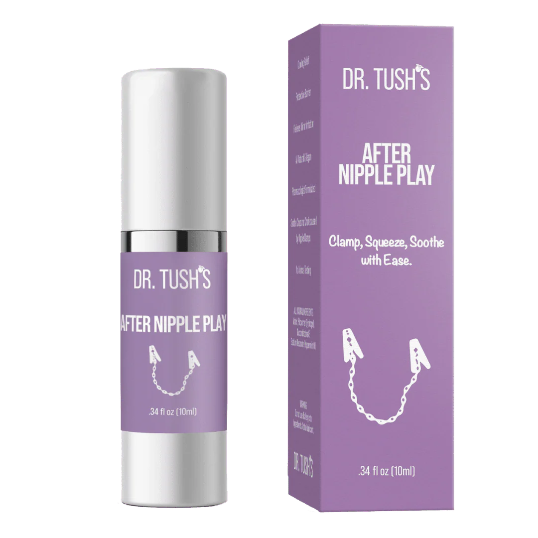 • After Butt Play
• After Vajay Play
• After Nipple Play
• After Spank Play
• After Kink Play
Dr. TUSH Complete Aftercare Collection – Cooling Recovery Gels (5 Formulas)