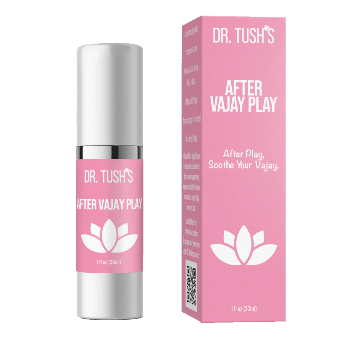 • After Butt Play
• After Vajay Play
• After Nipple Play
• After Spank Play
• After Kink Play
Dr. TUSH Complete Aftercare Collection – Cooling Recovery Gels (5 Formulas)