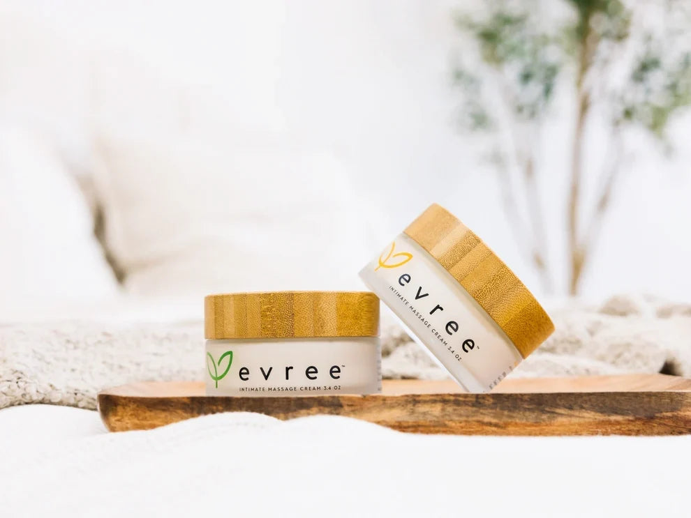 Evree All Over Intimate Massage Cream - Coconut Lime or Pineapple Orange
