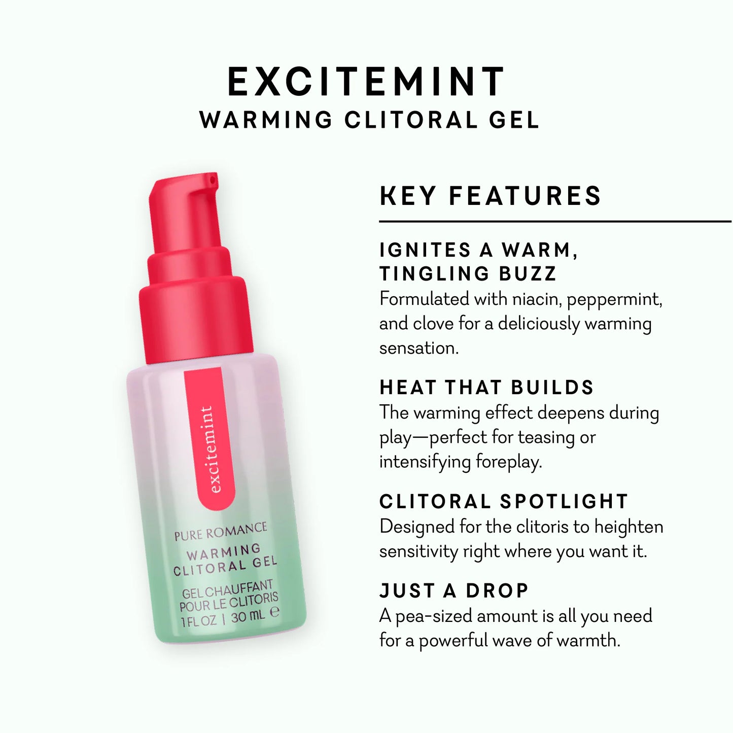 Excitemint - Pleasure Serum by Pure Romance - In Stock - 39 Left! - VALGINA.com