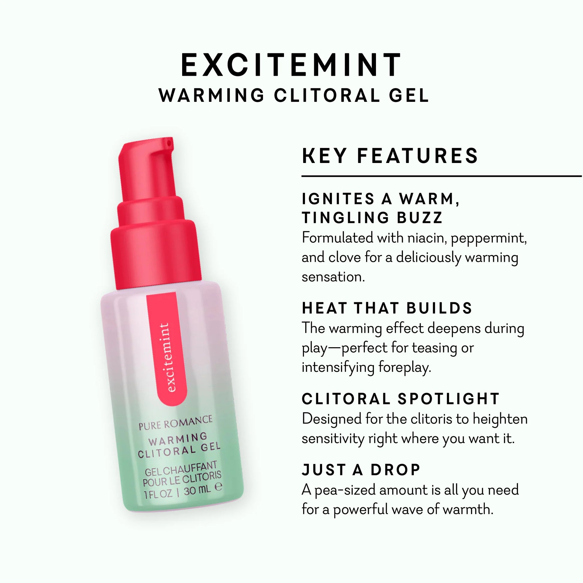 Excitemint - Pleasure Serum by Pure Romance - In Stock - 39 Left! - VALGINA.com