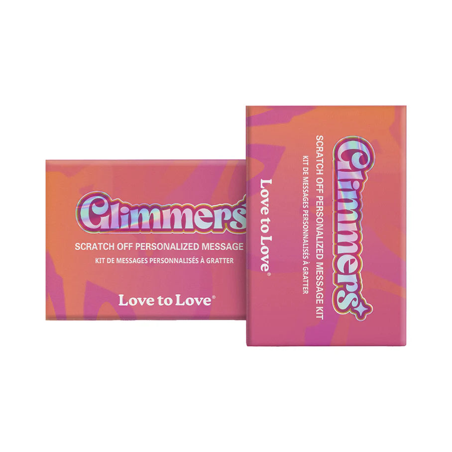 Glimmers scratch-off personalized message kit, VALGINA.com