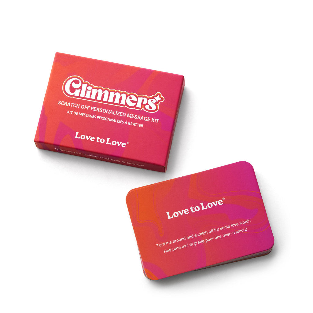 Glimmers scratch-off personalized message kit, VALGINA.com