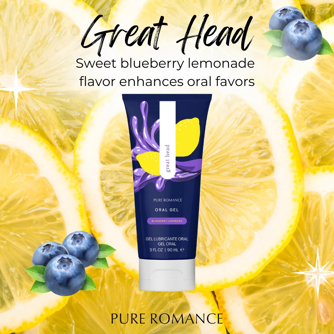 Great Head Blueberry Lemonade Pure Romance In Stock
