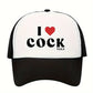 I Love Cocktails Hat – Adjustable Cotton Snapback Cap in Red or Black - 14 LEFT - VALGINA.com