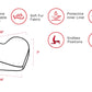 Heart Wedge Pillow - VALGINA.com