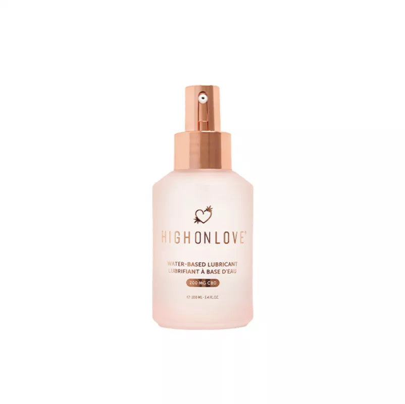 Water Based Lubricant HighOnLove® – Hemp-Infused, Silky Smooth & Vegan - NEW! hemp water based personal lube lubricant moisturizer by highonlove www.VALGINA.com 