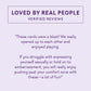 Purple background with text about verified reviews and product experience. hot date night card game pure romance www.VALGINA.com 