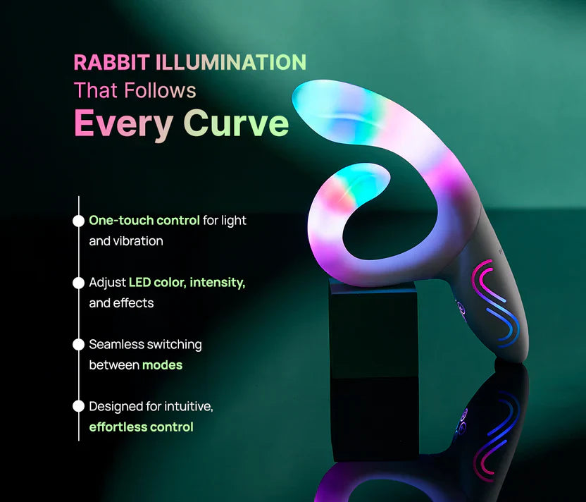 Illumination The Rabbit - App-Controlled LED Light Up Glow - VALGINA.com