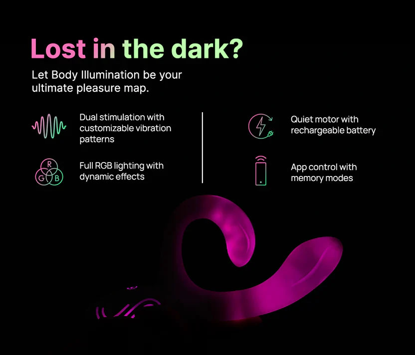 Illumination The Rabbit - App-Controlled LED Light Up Glow - VALGINA.com