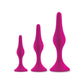 Platinum Silicone Beginner Plugs Set - Trainer Kit - Black or Pink - VALGINA.com
