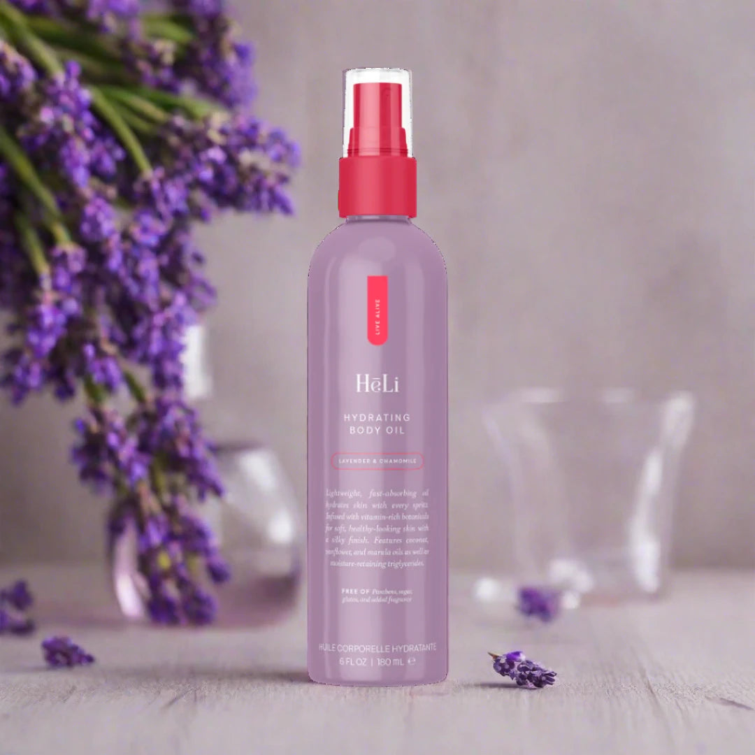 Hydrating Body Oil - Hēli Lavender & Chamomile - IN STOCK - 15 LEFT! - Pure Romance