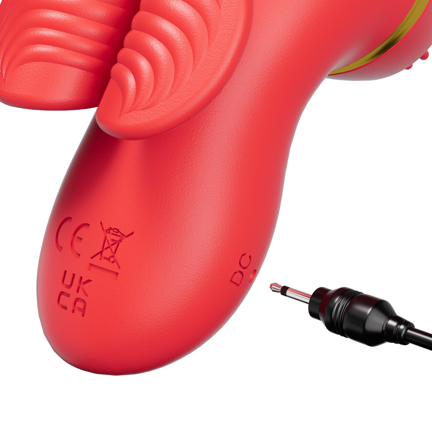 Pod of Pleasure pod with four interchangeable heads to make 4 toys in one - tiny discreet and the most popular viral toy right now  - Red Lavender Purple - NEW! - VALGINA.com